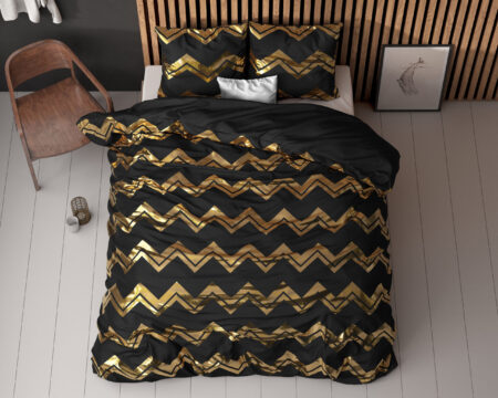 Sleeptime Wave Zwart 240 x 220 cm