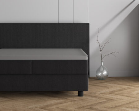 Dreamhouse Dubbel Jersey 220 gr. Topper Hoeslaken Grijs 160/180 x 200/220