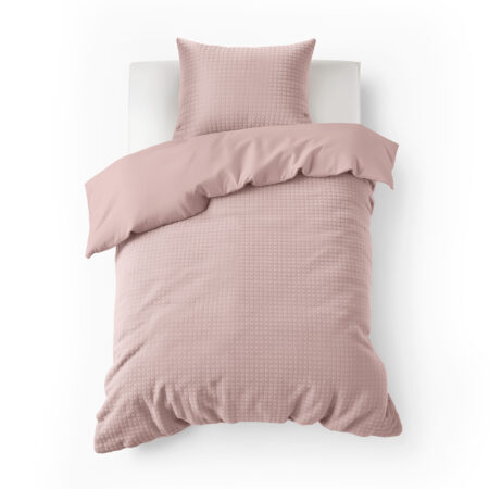 Sleeptime Check Teddy Roze 140 x 200/220 cm