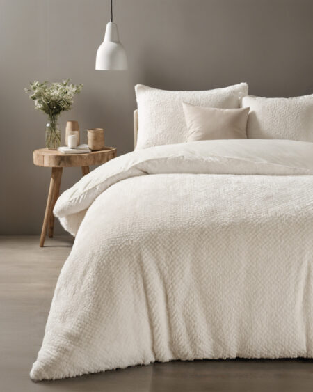 Sleeptime Fur Teddy Beige 140 x 200/220 cm