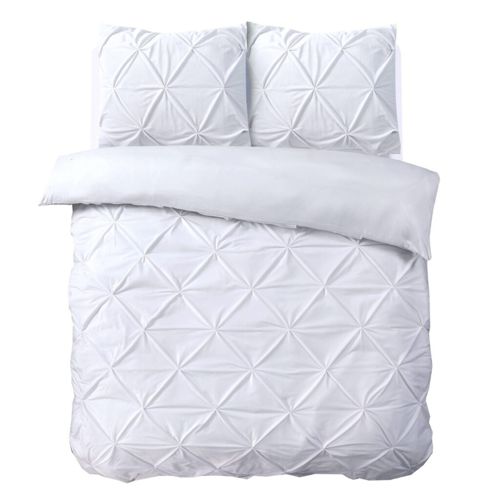 Sleeptime Velvet Pintuck Wit 200 x 200/220 cm