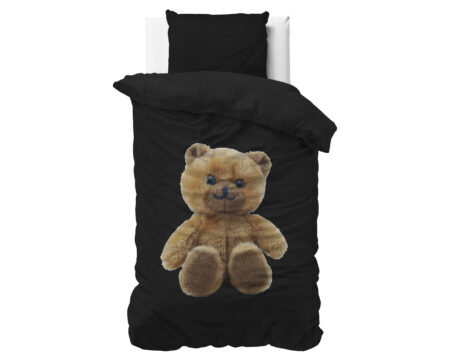 Sleeptime Brave Teddy Zwart 140 x 200/220 cm