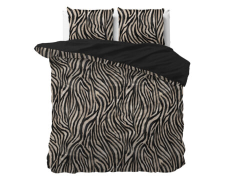 Sleeptime Zebra icon Zwart 200 x 200/220 cm