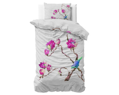 Sleeptime Magnolias Wit 140 x 200/220 cm