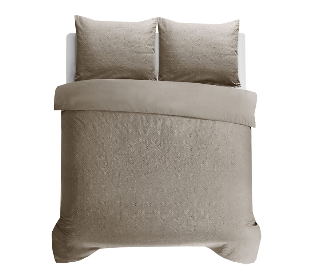 Sleeptime Milano 3D Taupe/Grijs 200 x 200/220 cm