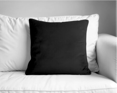 Primaviera Deluxe Velvet Zwart 50 x 50 cm
