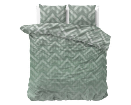 Sleeptime Wavey Shades Groen 200 x 200/220 cm