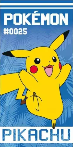 Pokemon strandlaken blauw 70 x 140 cm - katoen
