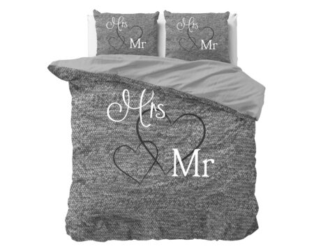 Sleeptime Mr and Mrs 3 Antraciet 135 x 200/220 cm