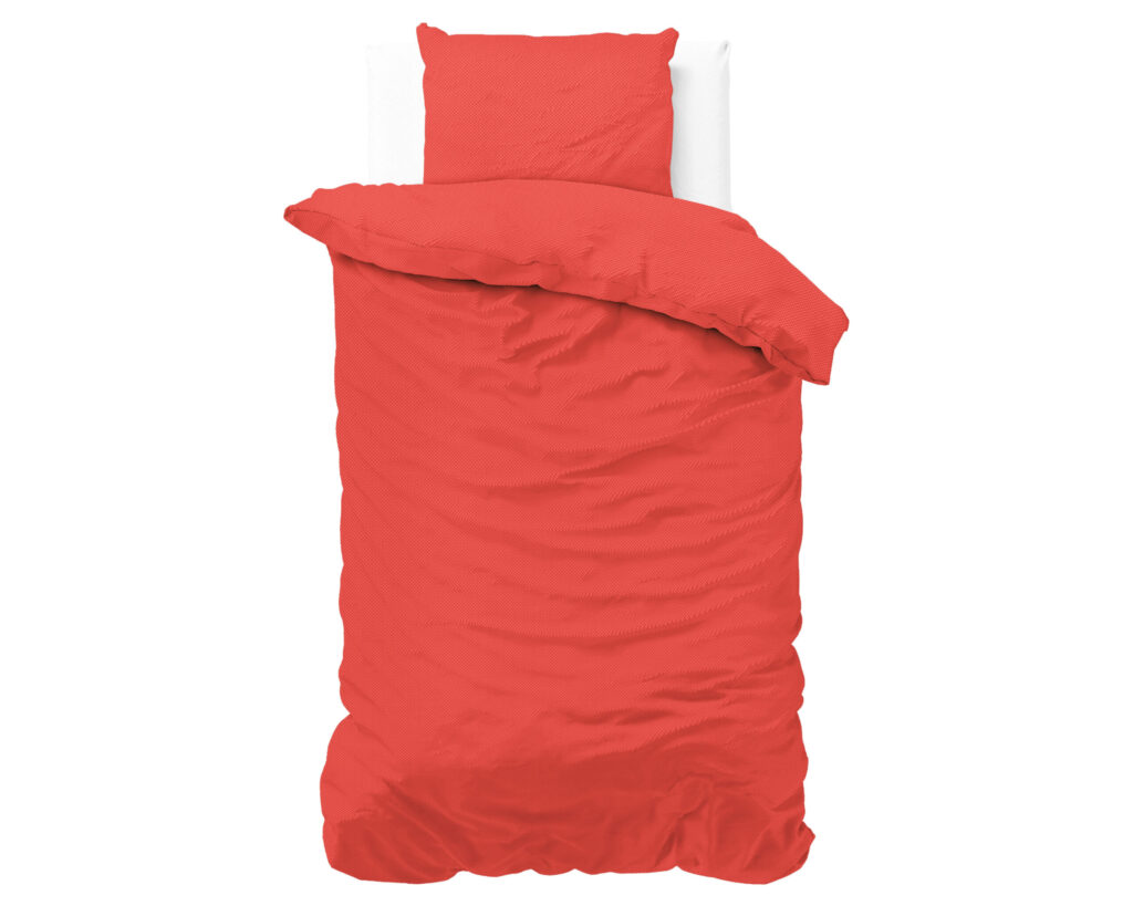 Zensation Satin Point Rood 140 x 220 cm