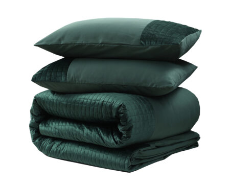 Sleeptime Velvet Band Groen 140 x 220 cm