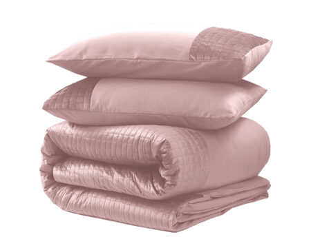 Sleeptime Velvet Band Roze 240 x 220 cm