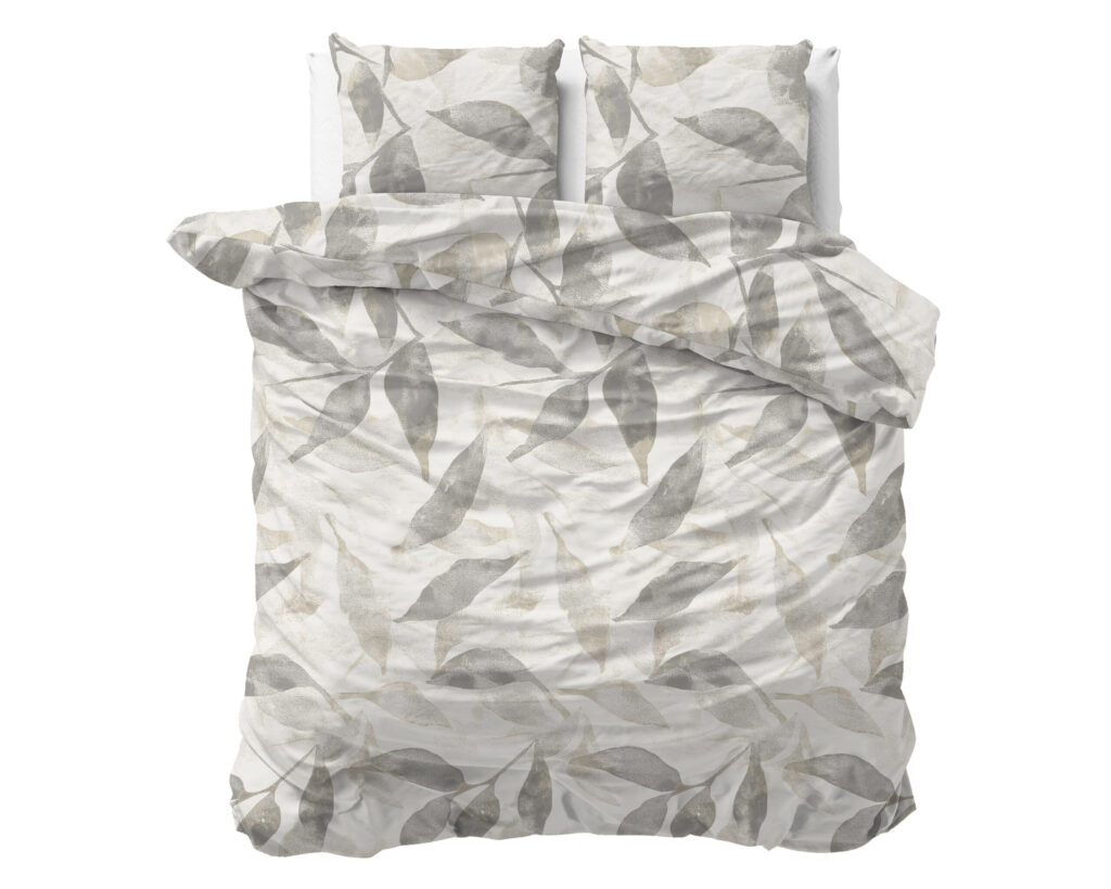 Sleeptime Foilage Zilvergrijs 140 x 200/220 cm