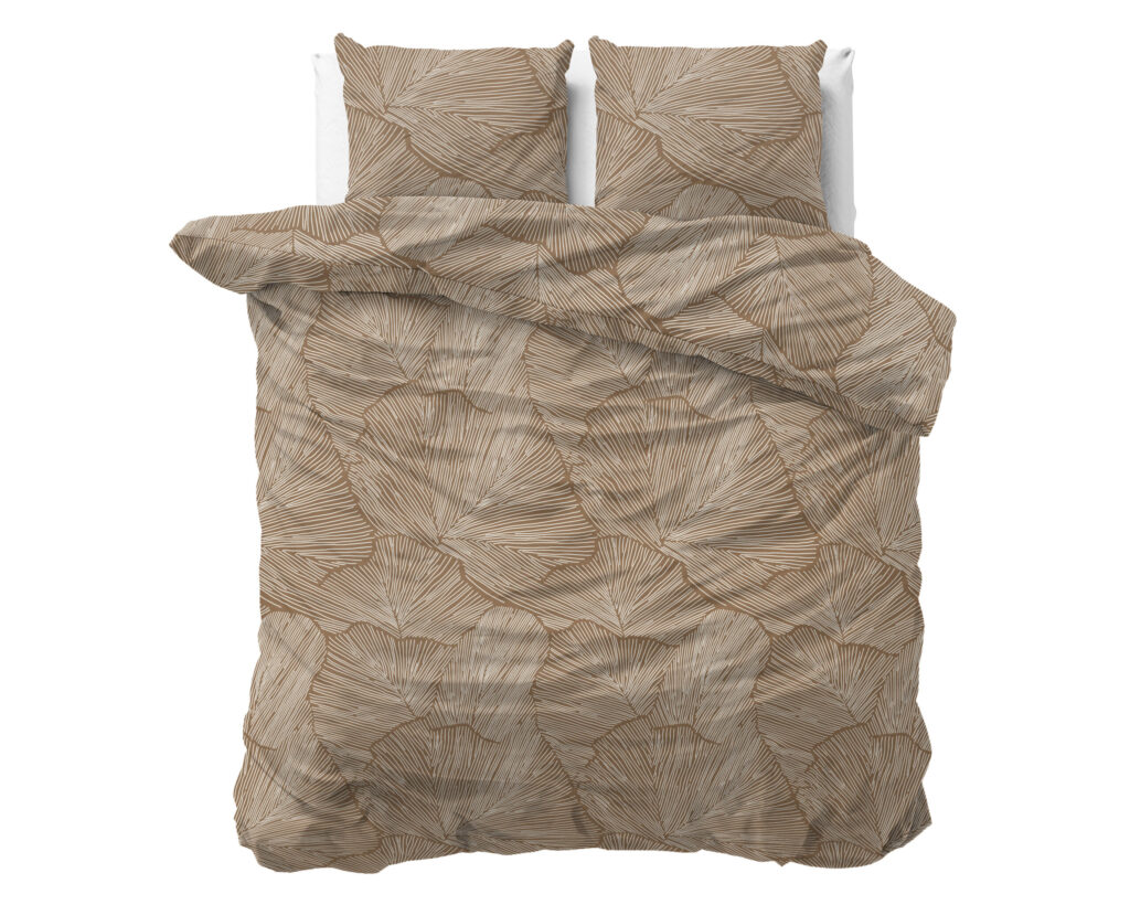 Sleeptime Amber Beige/bruin 140 x 200/220 cm