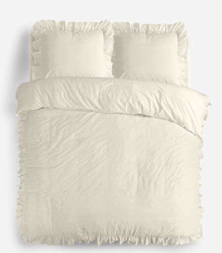 Sleeptime Ruffles Creme 240 x 200/220 cm