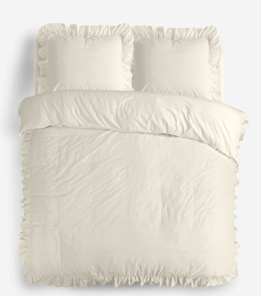 Sleeptime Ruffles Creme 240 x 200/220 cm