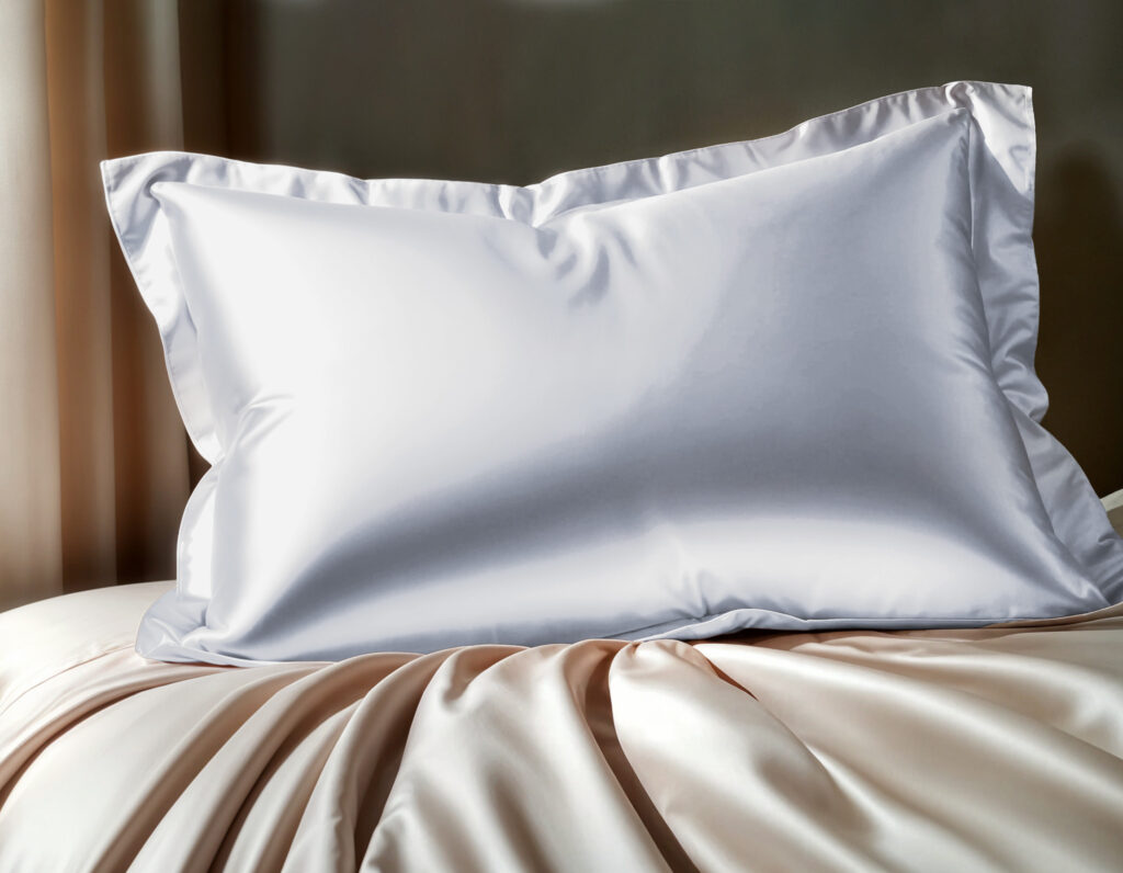 Sleeptime Glossy Wit Kussensloop 60 x 70 cm