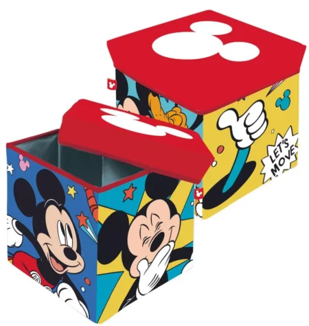Mickey Mouse let's move opbergbox 30 x 30 x 30 cm