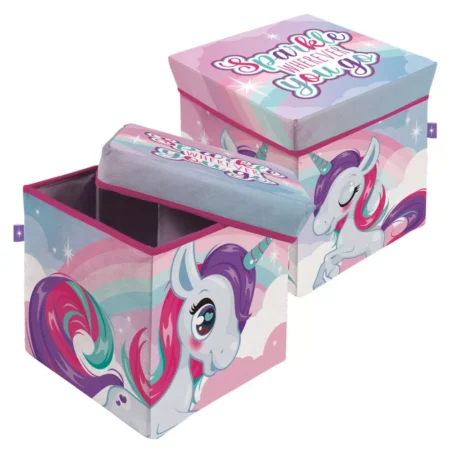 Unicorn Sparkle opbergbox 30 x 30 x 30 cm
