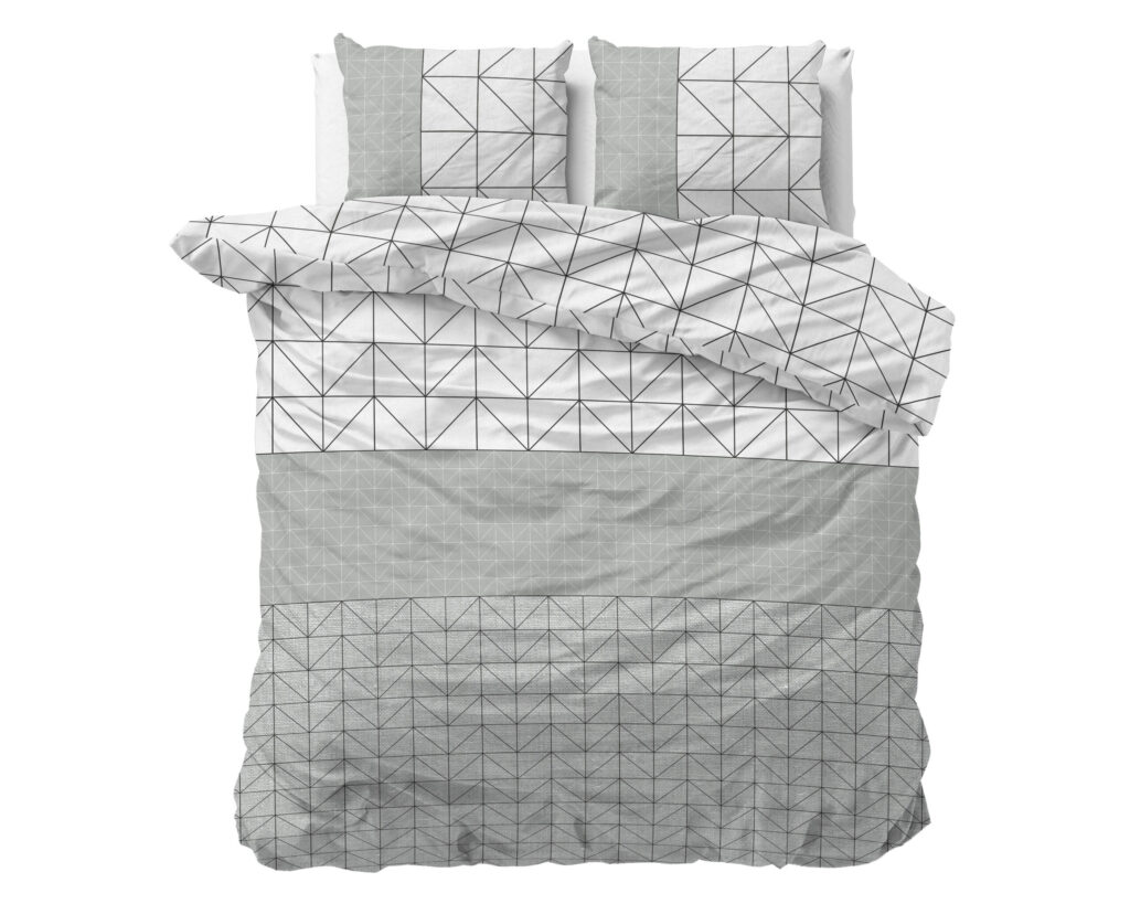Sleeptime Flanel Gino Grijs 200 x 200/220 cm