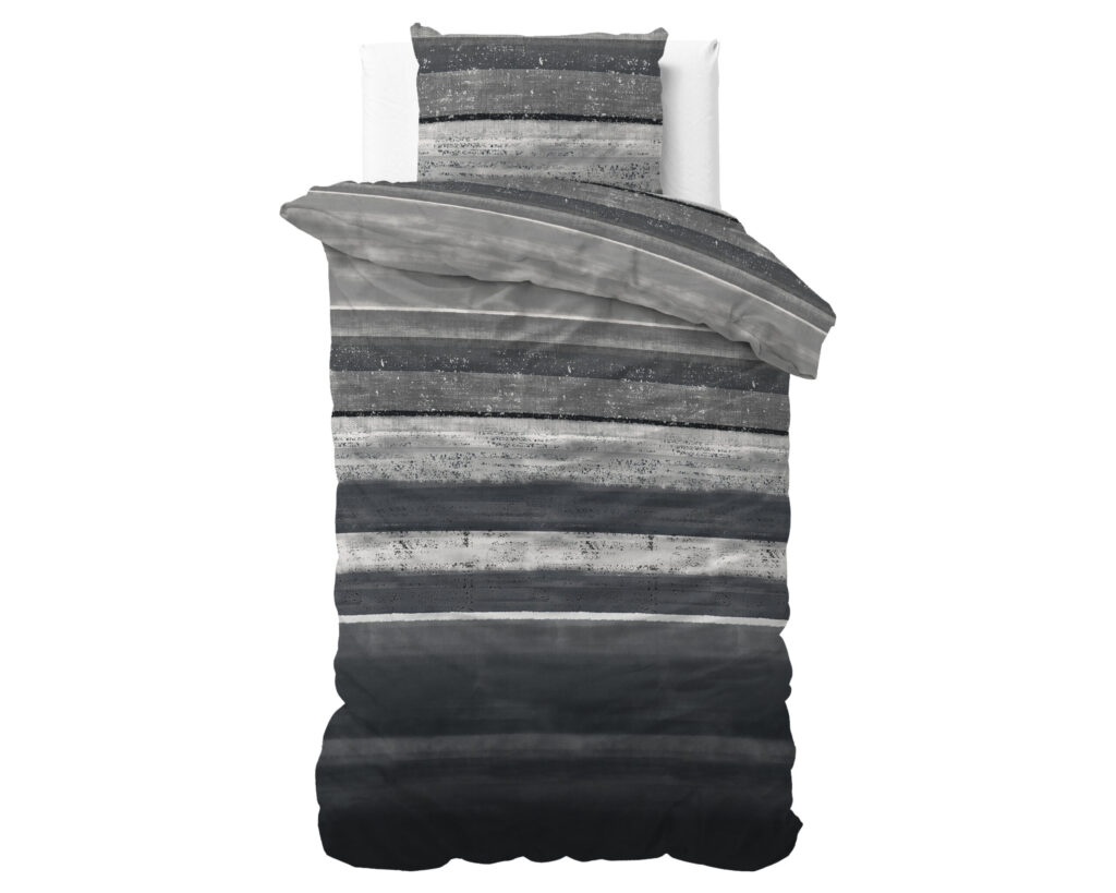 Sleeptime Flanel Marcus Grijs 140 x 200/220 cm