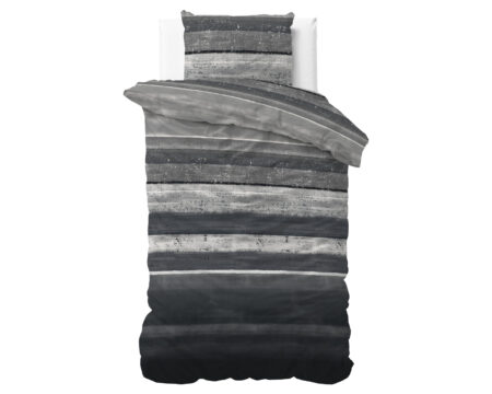 Sleeptime Flanel Marcus Grijs 140 x 200/220 cm