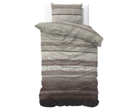 Sleeptime Flanel Marcus Taupe 140 x 200/220 cm