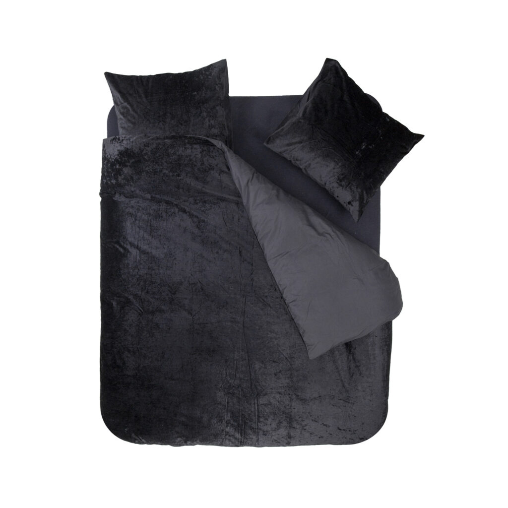 Sleeptime Crystal Velvet Zwart 140 x 220 cm