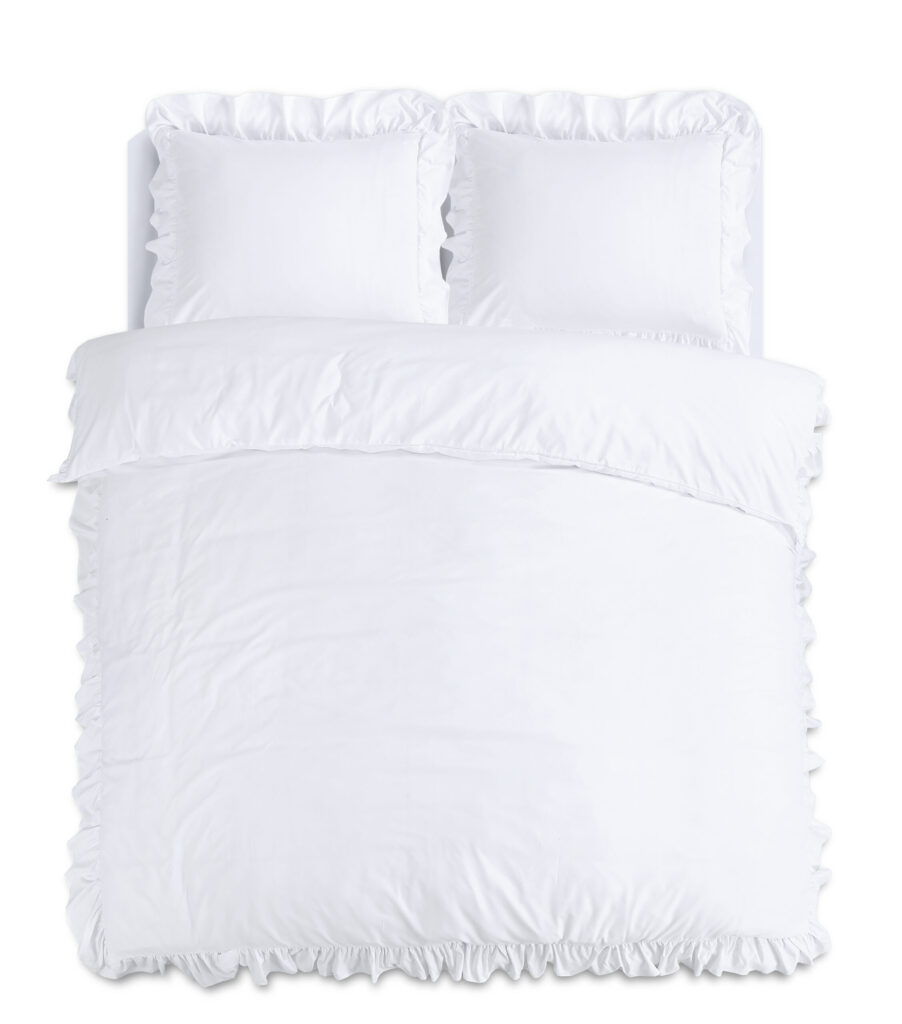 Sleeptime Ruffles Wit 200 x 200/220 cm