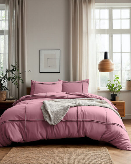 Sleeptime Washed Tufted Oud Roze 140 x 200/220 cm