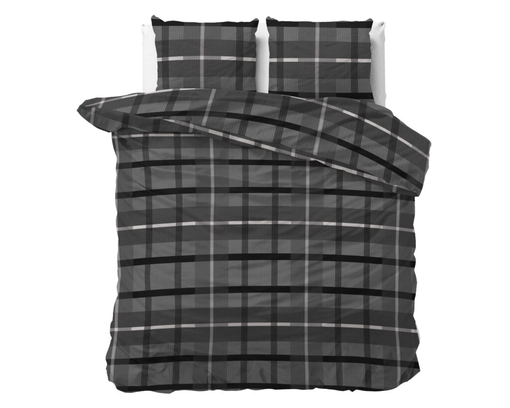 Sleeptime Vintage Check Antraciet 240 x 200/220 cm