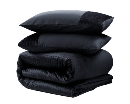 Sleeptime Velvet Band Zwart 140 x 220 cm