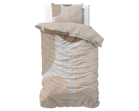 Sleeptime Teddy Print Crème 140 x 200/220 cm