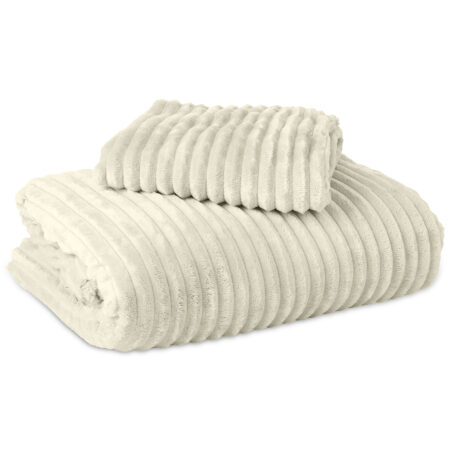 Sleeptime Rib Teddy Beige 200 x 200/220 cm