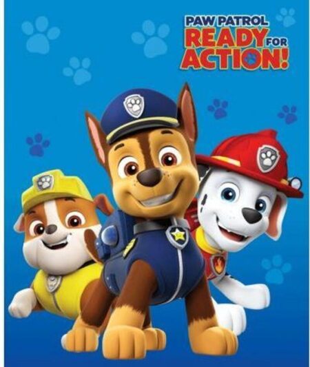 Paw Patrol fleece deken ready for action 100 x 140 cm