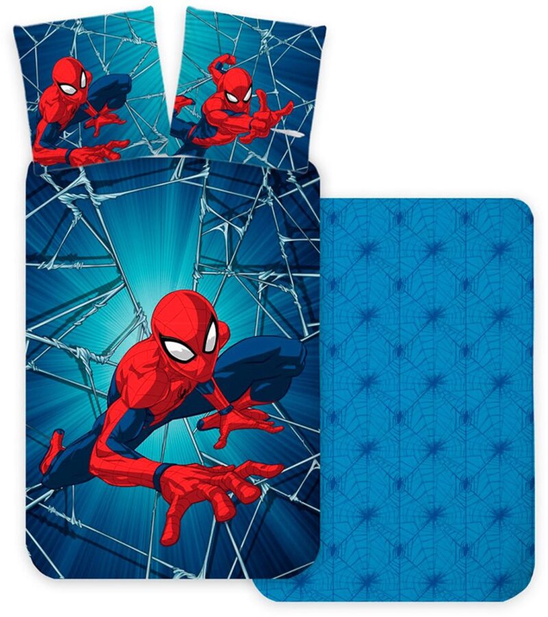 Spiderman Web Dekbedovertrek 100 x 140 cm