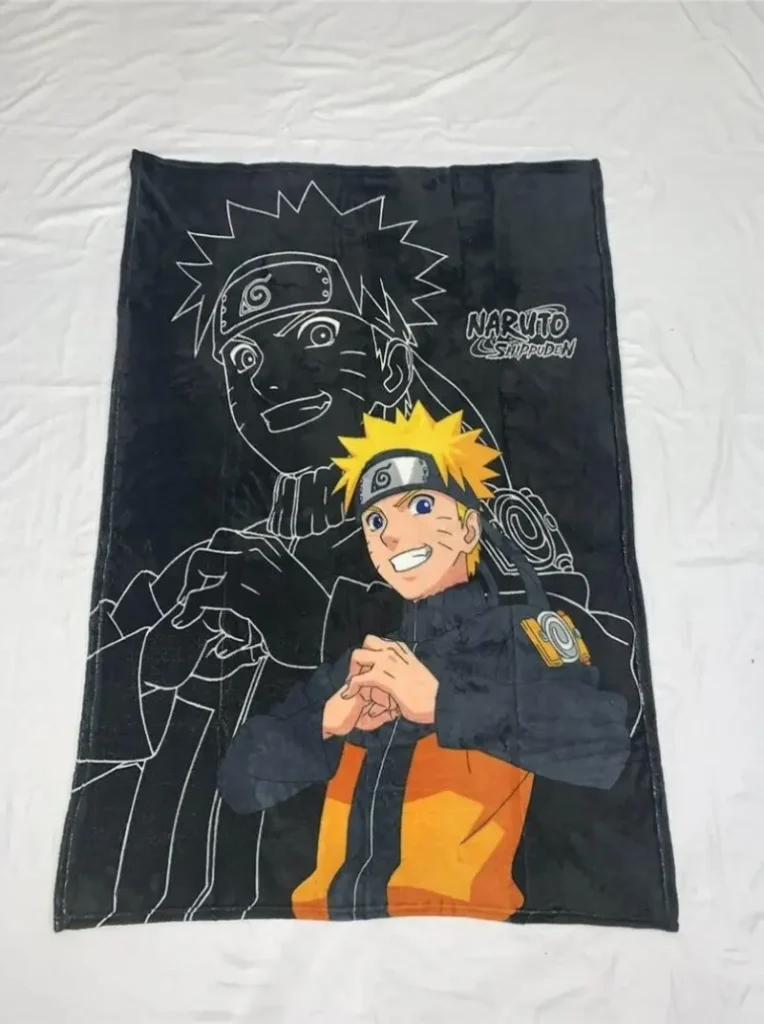 Naruto fleece plaid 110 x 150 cm - polyester