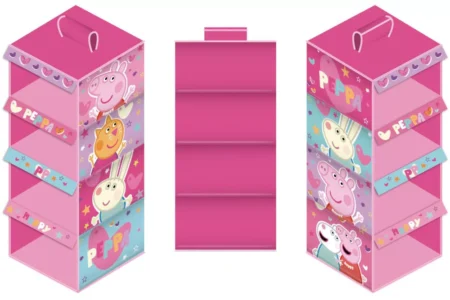 Peppa Pig Happy hangende opbergkast 29 x 28 x 71 cm
