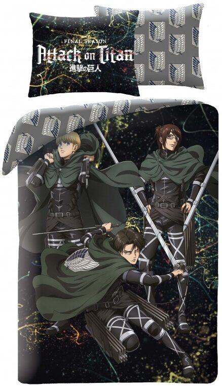 Attack on Titan Final Dekbedovertrek 140 x 200 cm polyester