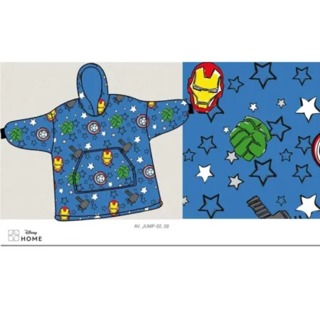 Avengers hoodie poncho maat XS - L - polyester