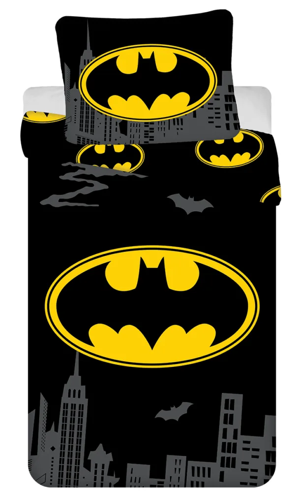 Batman Dekbedovertrek City 140 x 200 cm - katoen -70 x 90 cm