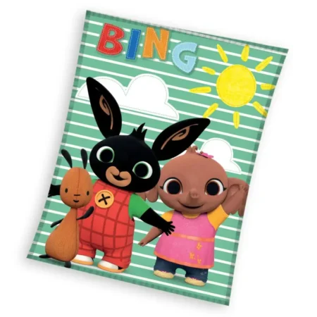 Bing Coral fleece deken- 110 x 150 cm