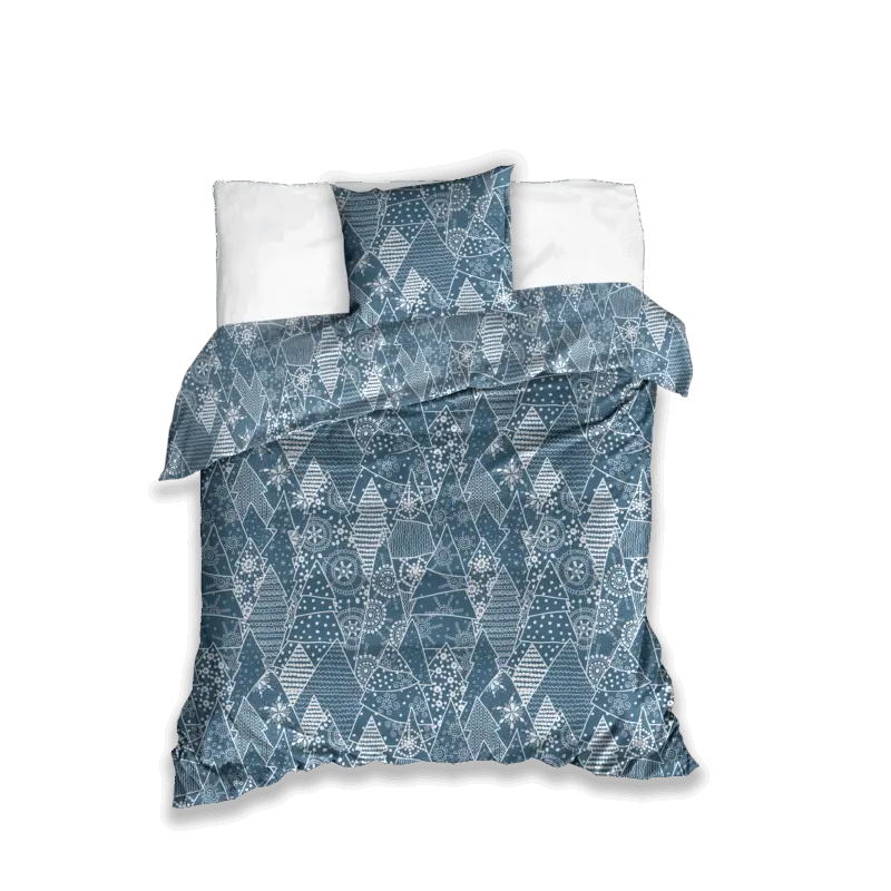 Carbotex Kerst Dekbedovertrek kerstbomen bos