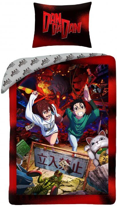 DandaDan Dekbedovertrek rood 140 x 200 cm polyester