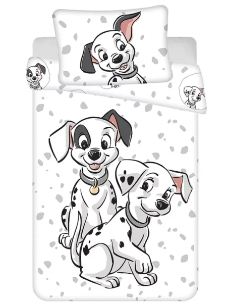 Disney 101 Dalmatiƫrs dekbedovertrek Puppies 100 x 135 cm Katoen