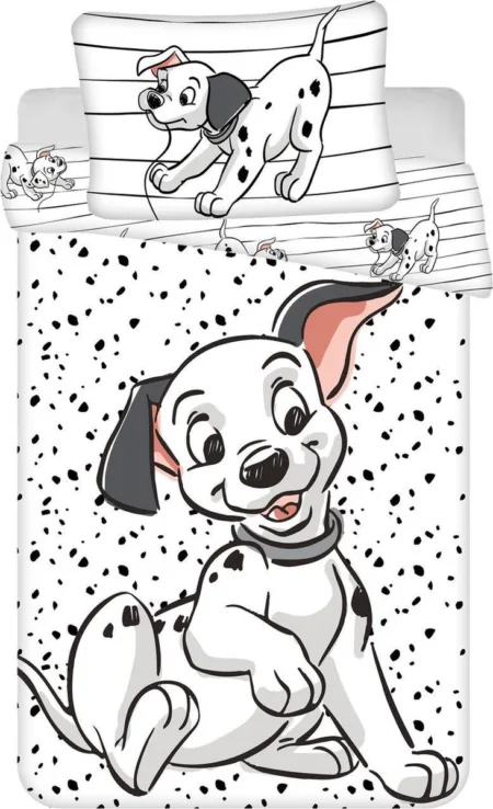 Disney 101 Dalmatiƫrs dekbedovertrek 100 x 135 cm Katoen