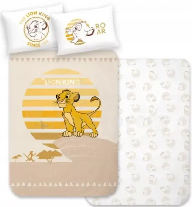 Disney The Lion King Roar peuterdekbedovertrek - 100 x 135 cm - Katoen