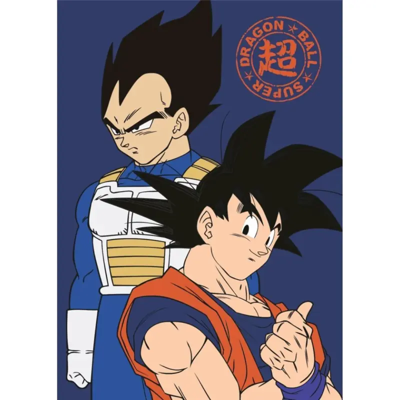 Dragon Ball Z Fleece deken  Goku & Vegetta 100 x 140 cm