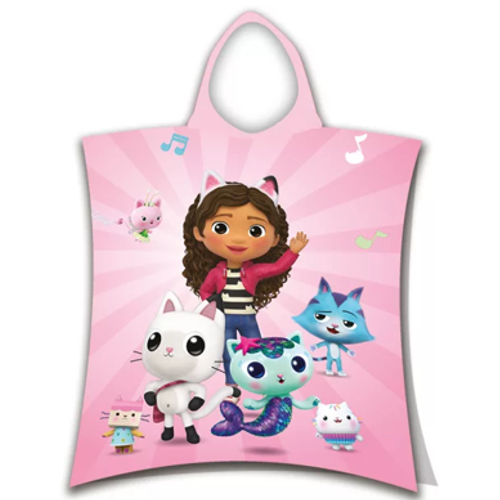 Gabby poncho 50 x 115 cm (roze)