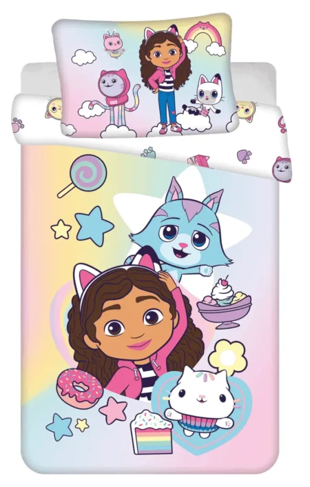 Gabby's Dollhouse dekbedovertrek Sugar- 100 x 135 cm - Katoen pre order